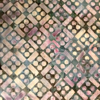 Preview: GREY SQUARES - Main Street - Batikstoff aus Indonesien